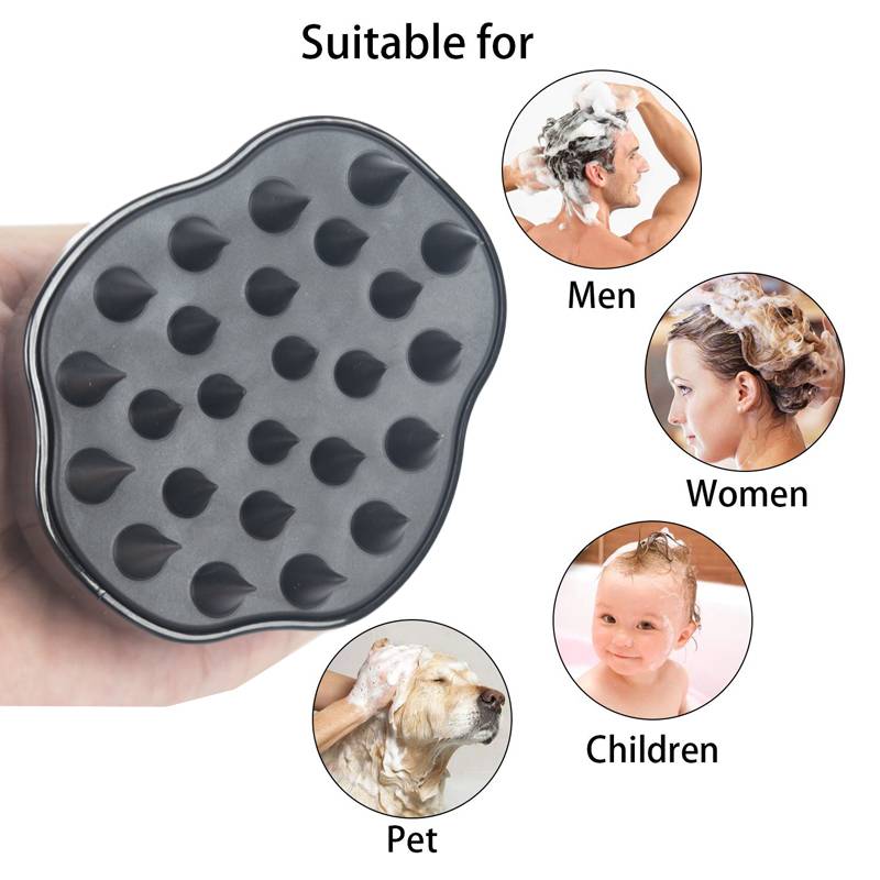 Massage Scalp To Relieve Stress Small And Portable Recycled And Durable Waterproof Wash Hair Brush Applicable To All Groups